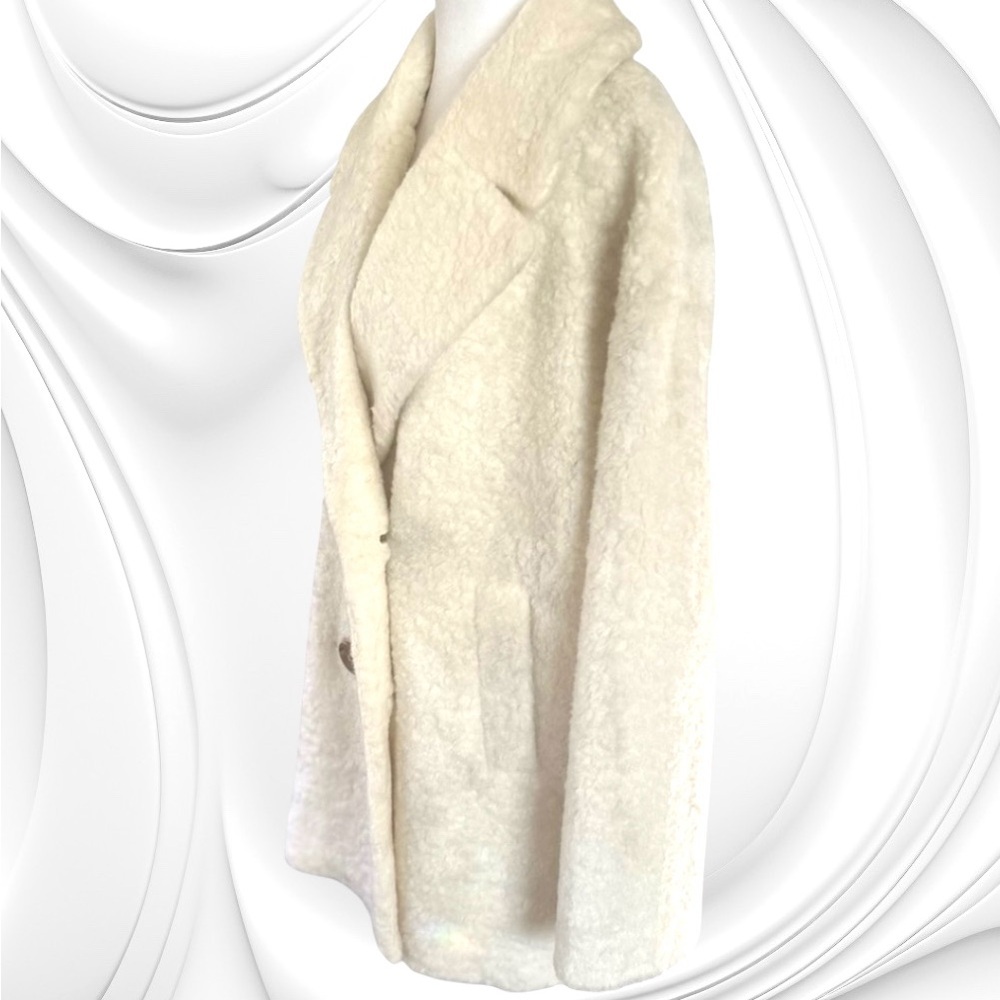 kate spade new york Teddy Faux Dux Wool Coat Size Medium - Picture 8 of 10